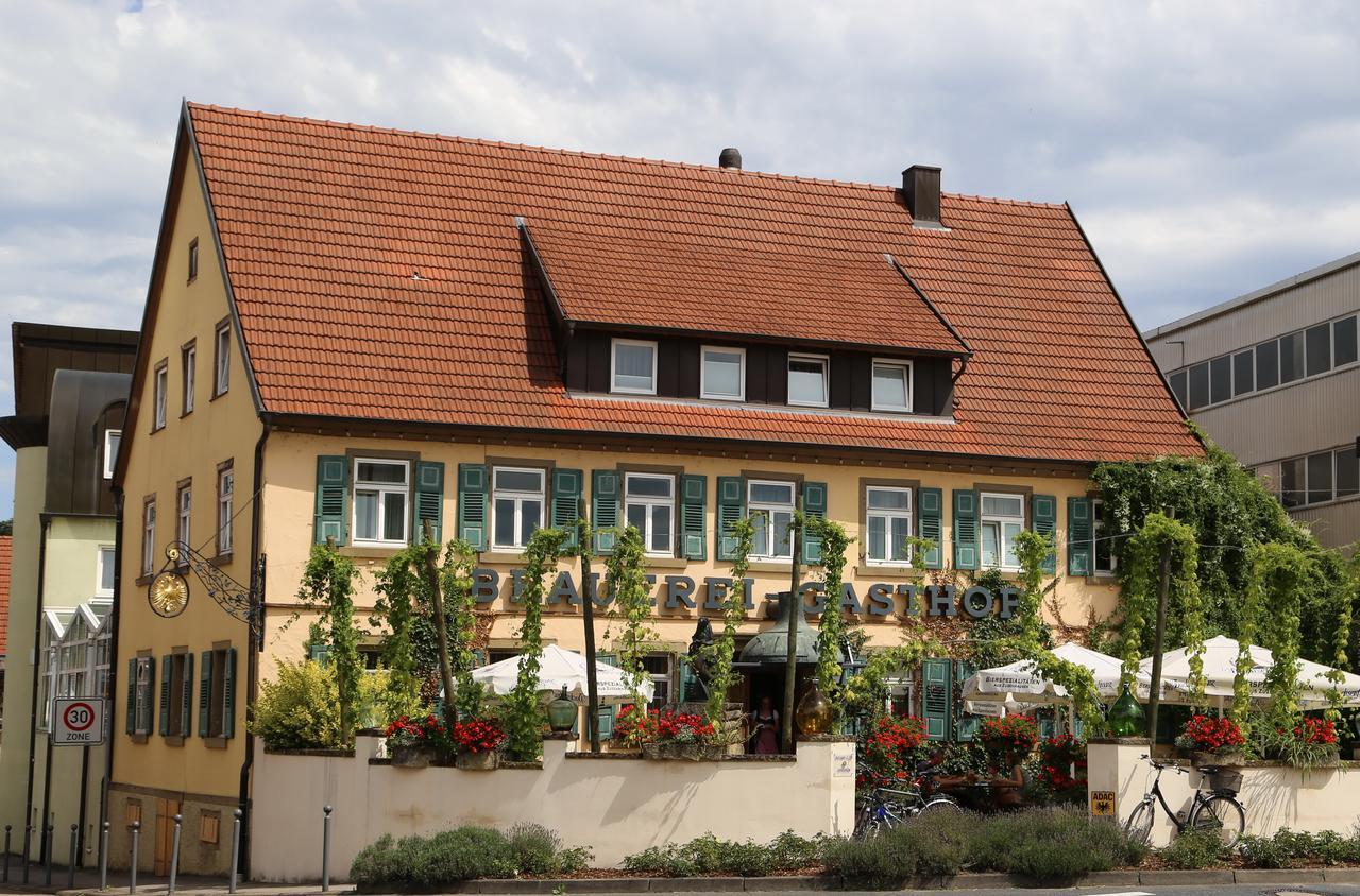 Brauereigasthof Dachsenfranz 주젠하우센 외부 사진
